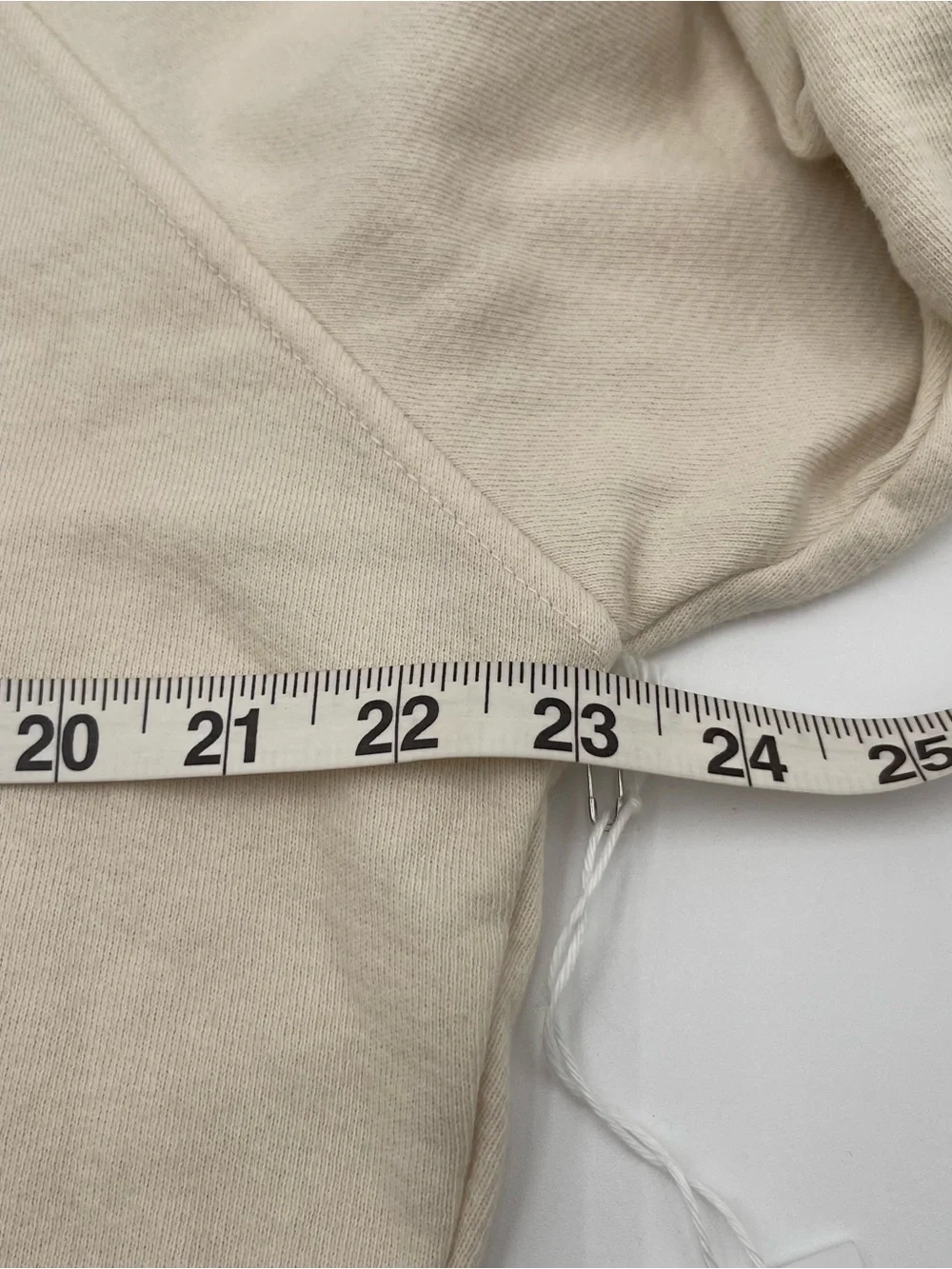 Perfectwhitetee Sinead Relaxed French Terry V Neck Sweatshirt Sz XS NWT